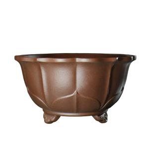 Maceta de Bonsái Hecha a Mano con Forma de Loto Zisha, Artesanía Coleccionable, Macetero de Estilo Japonés - Product Image 5