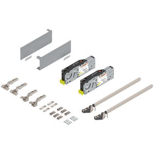 Juego de Puertas Plegables Superiores 1Blum AVENTOS HF con Cierre Suave, Torque: 2700-13500, Gris Claro, Compatible con SERVO-DRIVE - Product Image 5