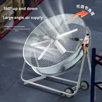 Ventilador de ventilación móvil de escape eléctrico industrial de 24 "30" 36 "pulgadas, ventilador de tambor de barril de Motor de circulador de aire portátil