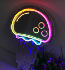 Specchio con Motivo Animale Personalizzato con Luce LED al Neon, Decorazione Moderna da Parete per Bagno, Insegna Luminosa al Neon per Disney <span class=keywords><strong>Hello</strong></span> Kitty - Product Image 5