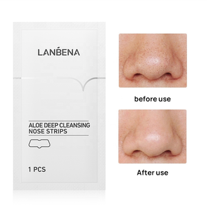 Tiras Nasales <span class=keywords><strong>LANBENA</strong></span> ALOE Cream, Limpiador de Poros de Limpieza Profunda y Blanqueamiento, con Ingredientes Químicos - Product Image 2