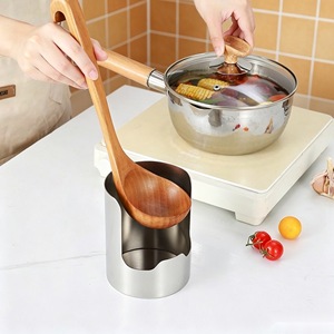 Soporte transfronterizo de acero inoxidable para cucharas de sopa, organizador de cocina para palillos y cucharas de sopa, espátulas y cucharas de arroz - Product Image 1