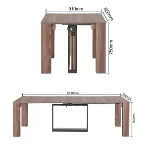 Modern Wooden Console Table Modern Adjustable And Expandable Dining Table Coffee Table