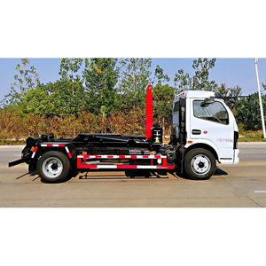 Camion benne à benne basculante Dongfeng Captain 4x2 à petit bras de ramassage avec système de levage par crochet - Prix usine - Product Image 3