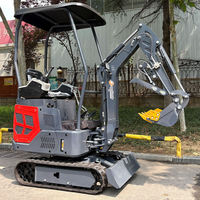 Mini-excavatrice hydraulique compacte certifiée CE, économique et fiable, avec moteur Yanmar, pompe et capacité de tranchage haute performance