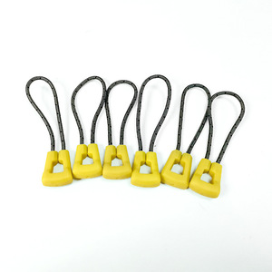 Tiradores de Cremallera de Plástico Amarillo con Cordón Negro para Bolsas, Zapatos, Ropa, Juguetes, Diseño Duradero Sin Bloqueo, Número de Pieza JKSL201228 - Product Image 5