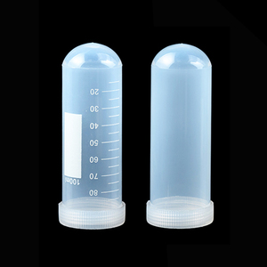 Tubo de centrífuga estéril desechable de plástico con fondo redondo de 100 ml con tapa de rosca para uso en laboratorio - Product Image 5