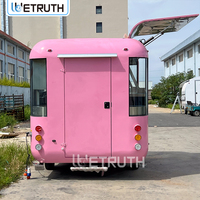 Wetruth Camion de restauration mobile entièrement équipé pour pizzas avec four, en acier inoxydable, pour centres commerciaux, Pizza King Food Truck