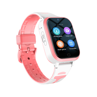 Reloj Inteligente 4G para Niños con Ranura para Tarjeta SIM, GPS, WiFi, Zona de Seguridad, Geo Fencing, Pantalla TFT, Resistente al Agua IP67, Correa de Silicona, Control Remoto