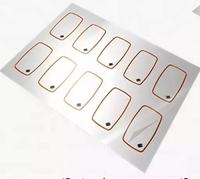 Module de carte intelligente RFID NFC en PVC de haute qualité avec antenne, bobine, puce intégrée, étanche, mini-étiquette pour paiement, hôtellerie, adhésion et fidélisation