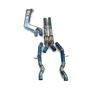 Para <span class=keywords><strong>BMW</strong></span> X3M/X4M Edición de competición F97/F98 3,0 T 2019-2023 válvula inteligente de aleación de titanio sistema de escape Catback - Product Image 1