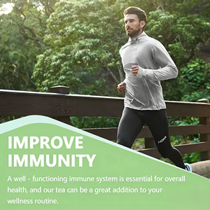 ชาบำรุงไต OEM โสมหกสมุนไพรผสมมาคา โกจิ จูจูเบ ยาม  ธรรมชาติ วีแกน 20 ซองชา ซองละ 3 กรัม บรรจุกล่อง - Product Image 2