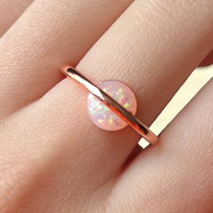 Anello Romantico con Gemma per Donne, Elegante Gioiello da Matrimonio alla Moda - Product Image 5