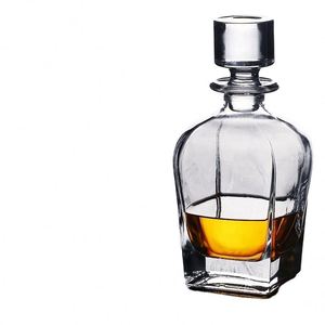 Wholesale <b>Lead</b>-Free Transparent Crystal American Style Food Grade Large Size Whiskey Decanter and Glass Set - Product Image 5