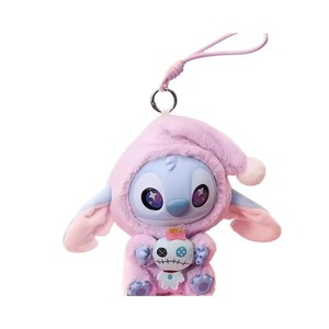 Stitch Plush Key Chain Pink <b>Hat</b> Ice Cream Pendant 3D Shape Collectible Toy Zhejiang Origin - Product Image 5