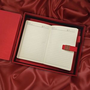 Coffret Cadeau d'Affaires en Cuir A5 avec Carnet, Stylo et Tasse – Boîte Trois Pièces (Style Chinois) – Logo Personnalisable, Sans Impression - Product Image 3