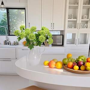 Flores de Hortensia Artificiales de Látex de Alta Calidad, Tacto Real, para Decoración de Mesa en Fiestas, Hoteles y Bodas, en Azul, Blanco y Rosa - Product Image 3