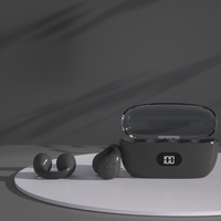 Écouteurs sans fil SIBYL Air Buds, écouteurs intra-auriculaires sans fil, casque sans fil, écouteurs à clip d'oreille, mains libres pour téléphone