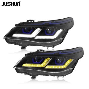 JUSHUN LED Headlight Assembly for 5 Series E60 2003-2010 Daytime Running Lights Turn Signals Plug and <b>Play</b> LED Headlights Bright - Product Image 1