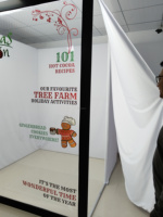 Boîte photo pour événements 6,5x7,5 pieds, cabine photo magazine personnalisée, stand walk-in avec éclairage LED, pour anniversaire, mariage, fête prénuptiale, capacité de charge 35 kg