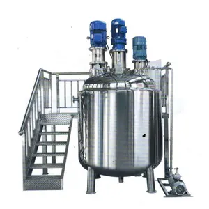 1000l Jacketed Hoge Shear Vacuüm Yoghurt Homogenisator Mengtank