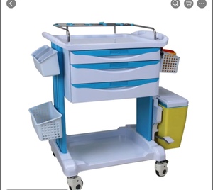 <span class=keywords><strong>Abs</strong></span> Plastic Ziekenhuiswagen Voor Noodbehandelingen Medische Kar Met Anesthesiemedicijn Meubels Voor Medische Noodgevallen - Product Image 4