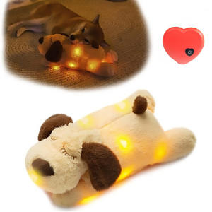 Juguete para perros con latido del corazón Animal de peluche Juguete chirriante Perros Mascota Alivio de la ansiedad y ayuda calmante Perro de peluche Latido del corazón Juguete - Product Image 3
