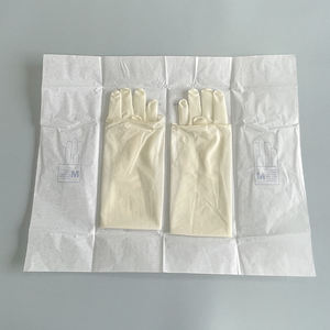Guantes médicos desechables para examen de agarre de látex Yingmed, guantes ginecológicos estériles hasta el codo - Product Image 6