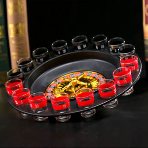 Bar KTV Party Verres à boire Roulette Tourner Musique Jeu Platine Vin à ajouter à l'amusement Roulette Russe Vin Ensemble - Product Image 2