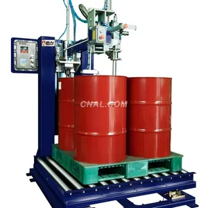 Hydrazine hydrate filling machine 1000 liter IBC ton barrel four-head filling machine-reliable technology