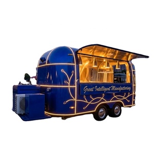 Remorque de camion-restaurant personnalisable avec pizza, glaces, café, snacks et frites – Unité de restauration mobile - Product Image 3