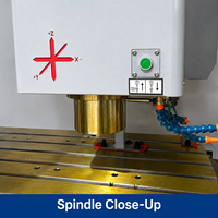 Centro de Mecanizado Vertical CNC de 3 Ejes VMC1160, Máquina Fresadora de Metal con Cambiador Automático de Herramientas para Procesamiento de Moldes, Sistema GSK