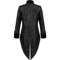 Costume de Cosplay Gothique et Médiéval Steampunk pour Homme et Femme, Costume d'Halloween à Col Montant, Veste de Scène de Vampire, Vêtements