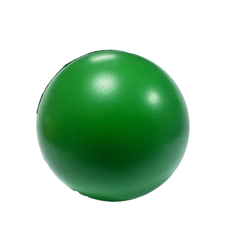 Balle anti-stress ronde en mousse PU en gros balle anti-stress drôle LOGO personnalisé