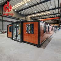 Maison mobile préfabriquée en acier, pliable et extensible, pour salon moderne, 2 chambres, hôtel, bureau, salle de sport