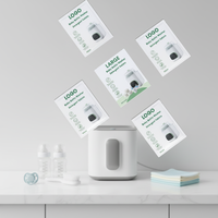 Tablettes de détergent à faible mousse, hautement concentrées et sans résidus pour les machines tout-en-un de lavage-sterilisation-séchage