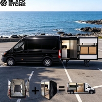 Module de conversion multi-usage et multifonction pour fourgon aménagé, pour camping-cars, cajon de camping, furgoneta desmontable
