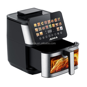 <span class=keywords><strong>Friteuse</strong></span> à air multifonctionnelle AOJA 9L 2100W avec 20 menus prédéfinis, température réglable, panier amovible et <span class=keywords><strong>lavable</strong></span> - Product Image 3