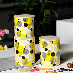 Маленький размер, 250 мл, украшение для дома на День святого Валентина, прочный ODM & OEM керамический белый матовый контейнер для свечей с крышкой - Product Image 3