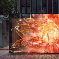Écran d'affichage holographique LED transparent haute définition P6.25mm, un écran d'affichage LED flexible et facile à installer