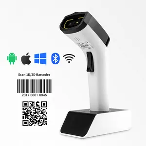 NETUM Hands Free Automatic Sensing Bar Code Reader 1D 2D QR pdf417 Scan Gun Works with MAC OS, Windows, iOS, Android - DS7500