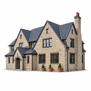<span class=keywords><strong>Casa</strong></span> Prefabricada de Acero Ligero de Montaje Rápido y Personalizable, Estilo Moderno de Mansión <span class=keywords><strong>Tudor</strong></span>, para Vivienda en Propiedades Rurales Privadas - Product Image 1