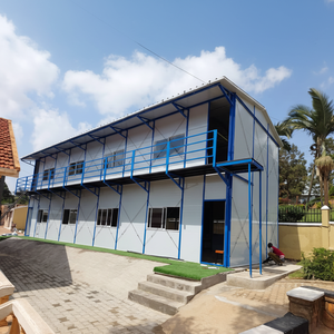 Bajo costo 3 dormitorios Fast Cabine House Planos de piso Construcción prefabricada Eps Panel de sándwich Techo Colonia de trabajo en almacén Alojamiento - Product Image 1