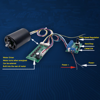 Moteur DC sans balais à grande vitesse 42mm 12V24V pour machines médicales et machines-outils CNC vélos électriques et ventilateurs