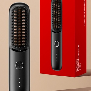 Styler capillaire multifonction rechargeable portable à ions négatifs, lisseur et boucleur, alimentation USB sécurisée - Product Image 6