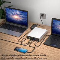 Topk — chargeur d'ordinateur Portable 100W, PD 3.0, 64000mAh, nouveau