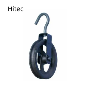 Negro bloque de hierro fundido polea - Product Image 6