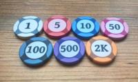 Jetons de casino en céramique OEM ODM fabriqués en Chine