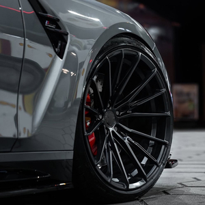 عجلات سيارة معدنية مُصَنَّعة مخصصة بقياس 18-24 بوصة ، جنوط مقعرة عميقة 5x5x55 x من أجل أودي A6 A7 A8 RS3 RS4 Q2 Q3 Q5 Q7 Q8 - Product Image 5