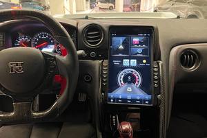 Autoradio multimédia GPS Navi avec écran tactile complet pour Nissan GTR GT-R Skyline 2011-2017, lecteur MP5, audio stéréo - Product Image 3